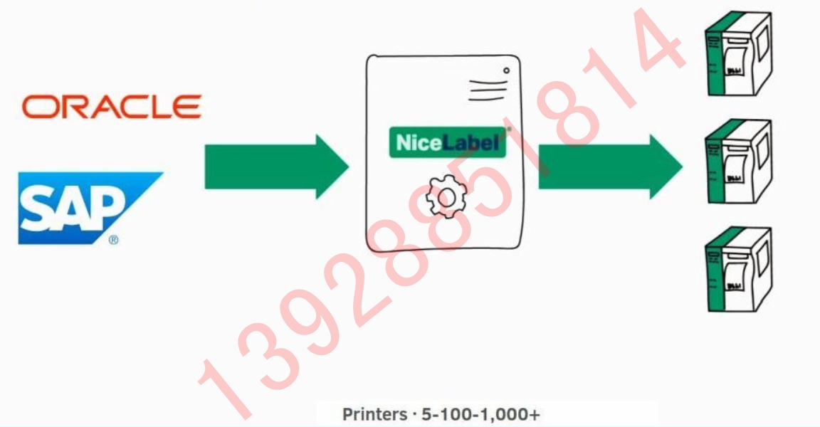 NiceLabel LMS Enterprise 整合 SAP ， Oracle ERP